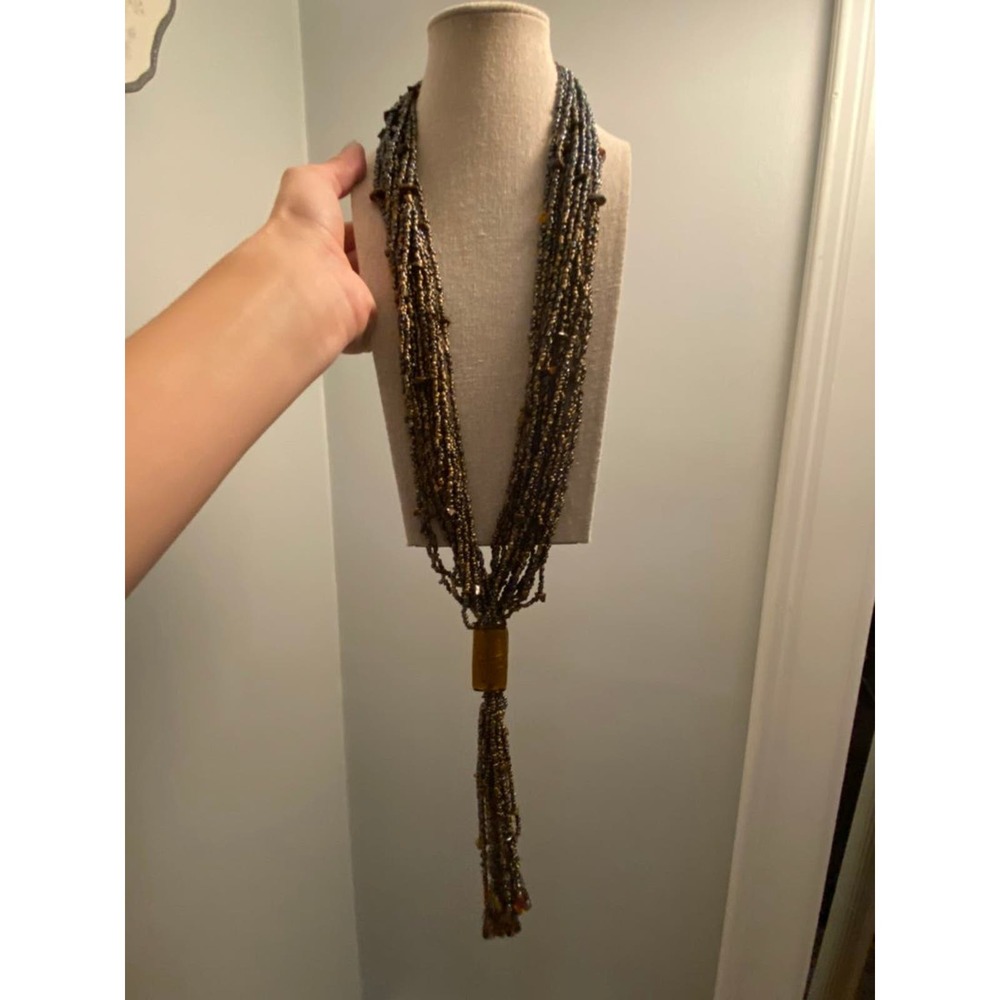 Beaded Statement Necklace